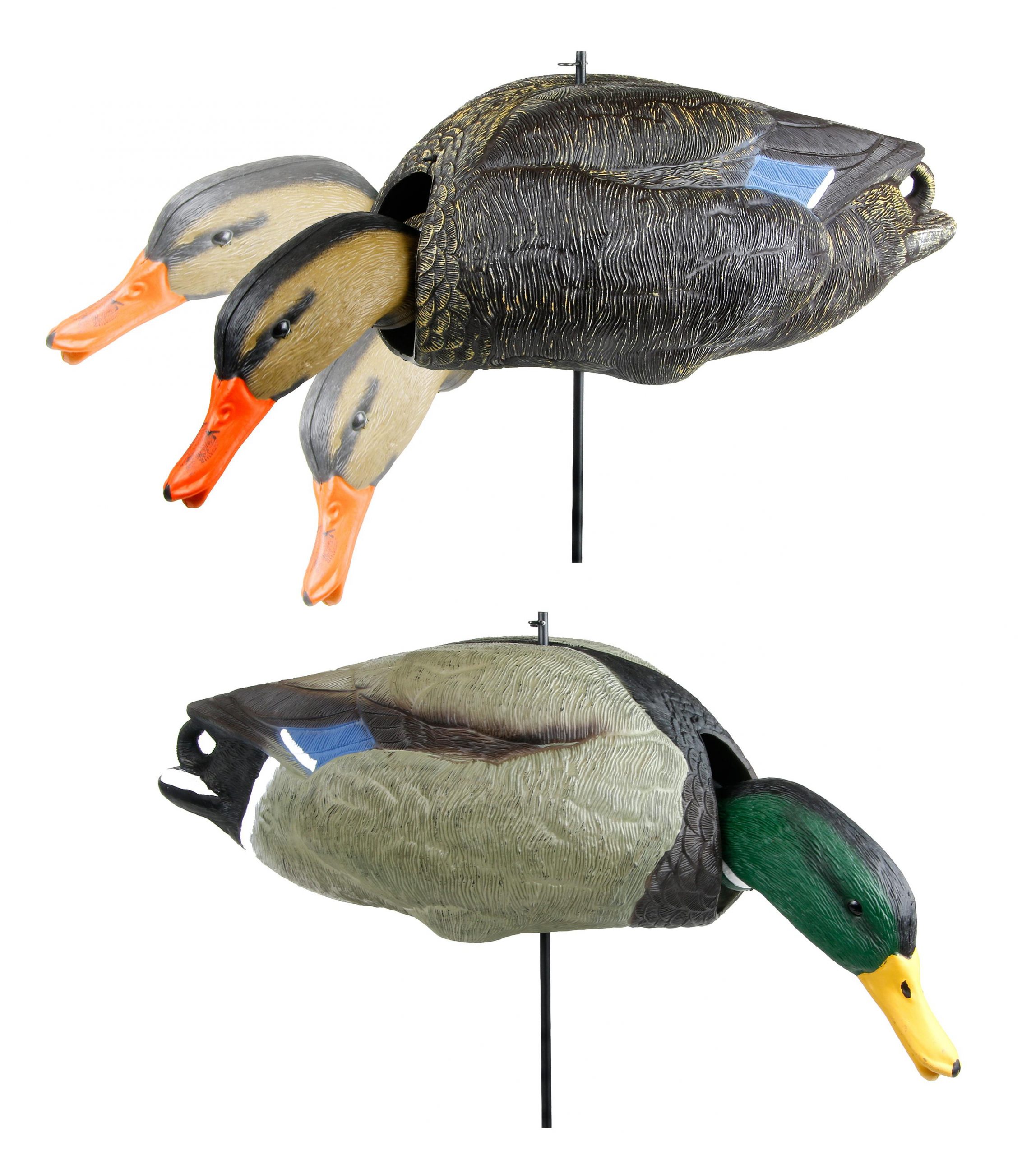 Game On Wobble Head Mallard Decoys 4xH 2xD Shooters World Gore