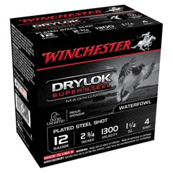 Winchester 12G Drylok Steel 4 2 3/4 36gm