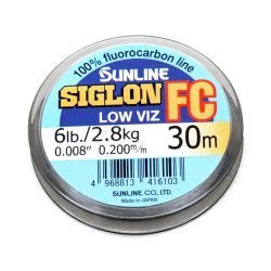 Sunline Siglon Flurocarbon 30m 6lb 2.8k Leader