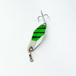 Hex Ticer Silver Green Whopper Stopper Lure
