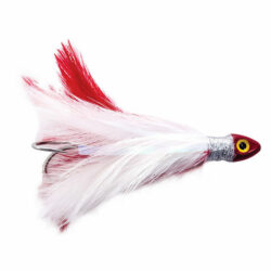 Black Magic Saltwater Chicken  Red/White Double Hook