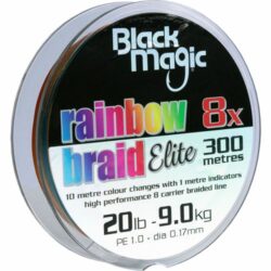 Black Magic Rainbow Braid Elite 8x50Lb-300m