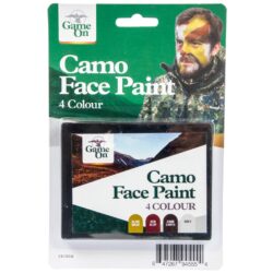 Game On Camo Face Paint 4 colour