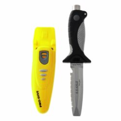 Pro-Dive Chisel Tip Knife Yellow