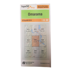CA15 Omarama Map