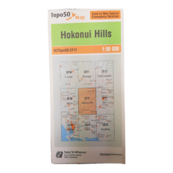 CF11 Hokonui Hills Map