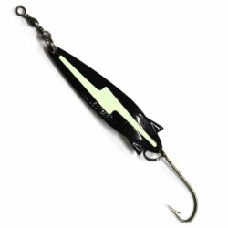 Toby Flash Silver Single Hook Lure 12g