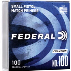 Federal Small Pistol Primers Tray of 100