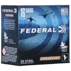 Federal 16Ga WF1684 SS Waterfowl 2.75″ 15/16 oz 4 Shot 25 Rnds