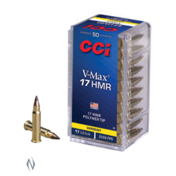CCI .17HMR V-Max Poly Tip 17g Pkt50
