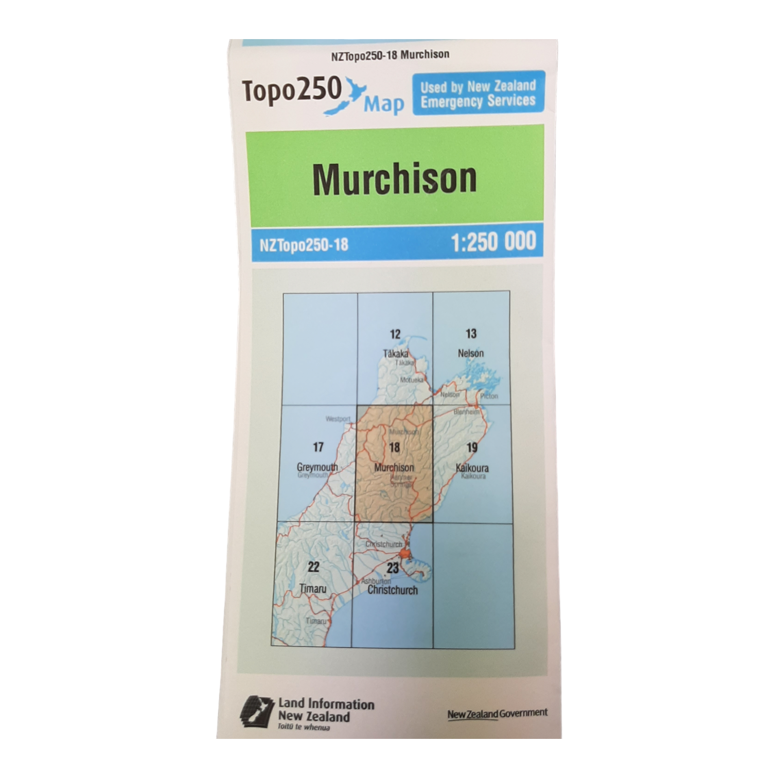NZTopo25018 Murchison Map Shooters World Gore